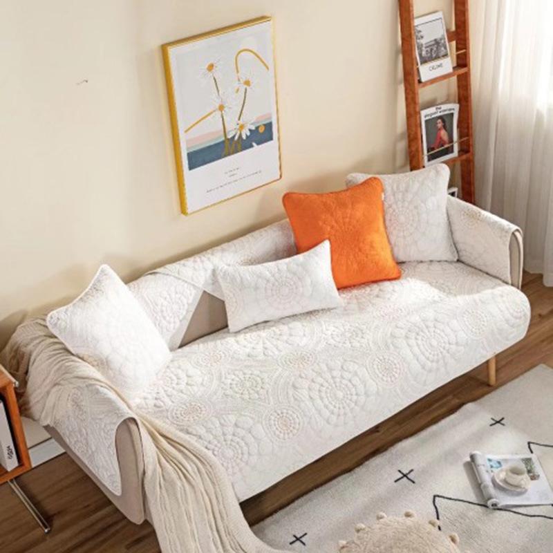

Universal Twill Cotton Non-Slip Sofa Cushion With Vertical Edge In All Seasons, Machine Washable, Washable Cotton Sofa Cover Sofa Cushion 70*70cm