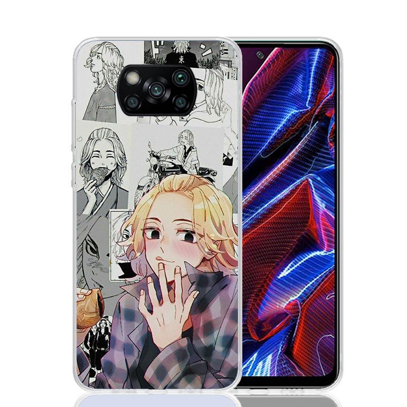 Anime Tokyo Aevengers Phone Case For Xiaomi Poco X7 X6 X5 Pro F7 Ultra Redmi 15C 15 13 13C 12 12C 10 10A 10C 9 9A 9C 9T Cover Po