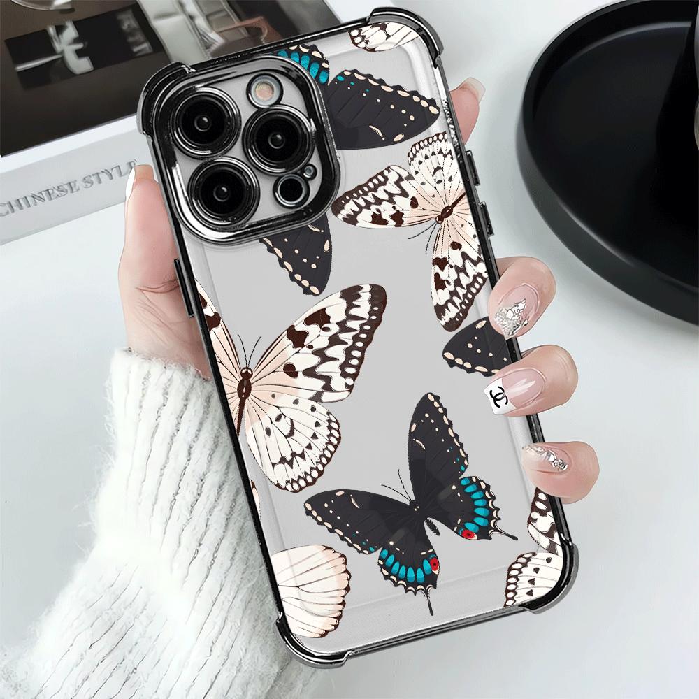 Creative Butterfly Case for Apple iPhone 17 Pro Max Air 15 13 12 Plus 16e 16 Pro 11 14 Phone Cover