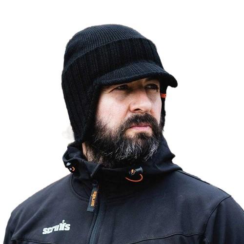 Scruffs Men's Trade Curved Peak Beanie