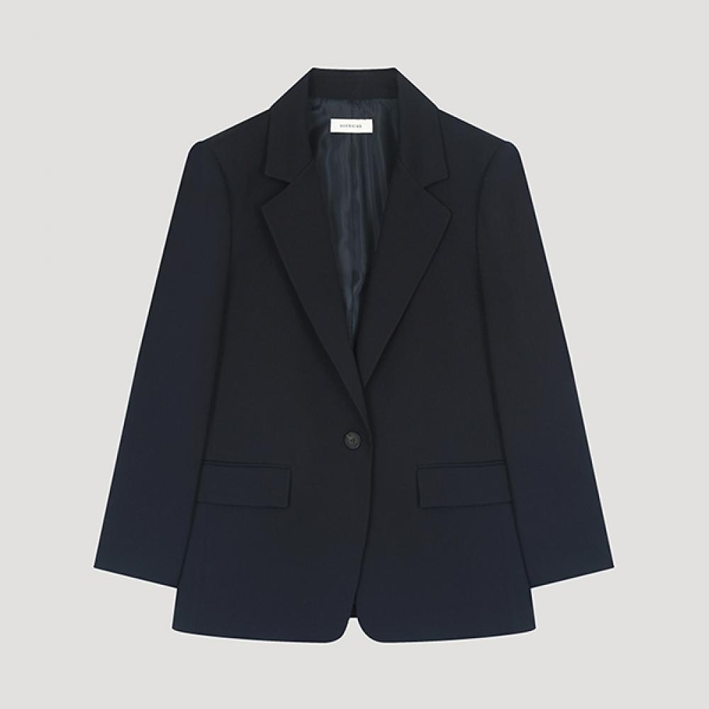 

[She S miSS] Modern One Button Single Jacket Swwjko12010 Na navy/66