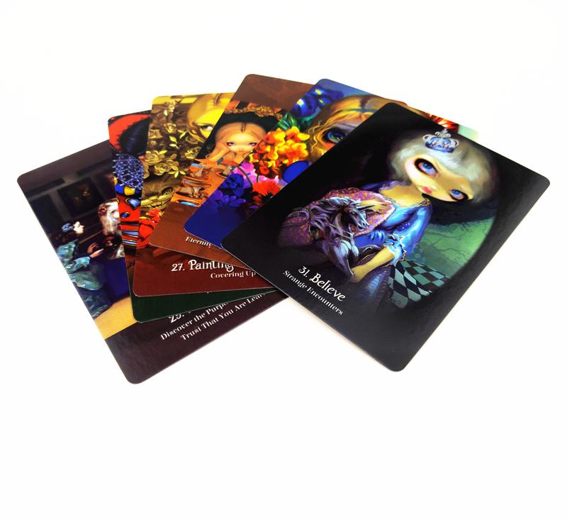 Tarot Cards Fun Full English Version Tarot Deck Board Game for Alice The Wonderland Oracle