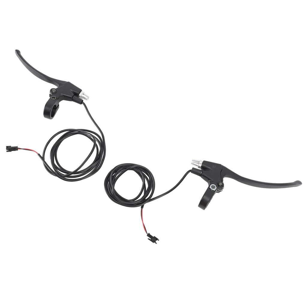 1 Pair Brake Lever Replacement Left Right Brake Handle with Brake Line for KUGOO M4 10in Electric