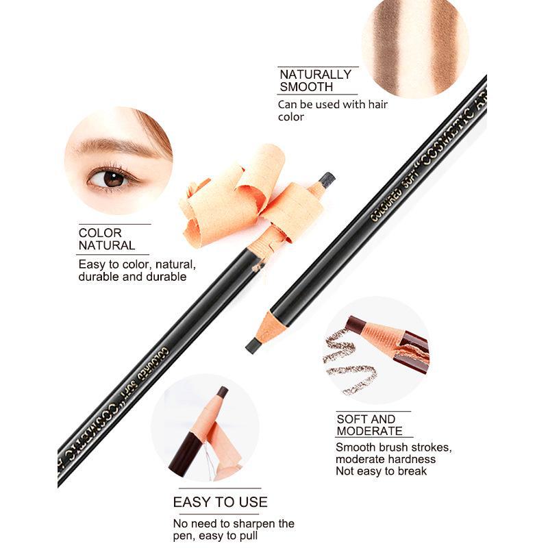 Waterproof 1818 Eyebrow Pencil with Machete Blade Design
