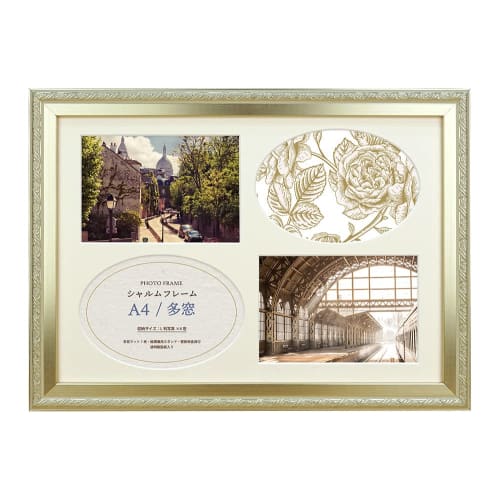 VANJOH Charm Frame A4/Multi-Window Silver 106704 with Stand