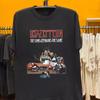 2025 Led Zeppelion Band Punk Style Ins Trendy Short-sleeved T-shirts Vintage Rock Style High-quality Luxury Brand Best-selling