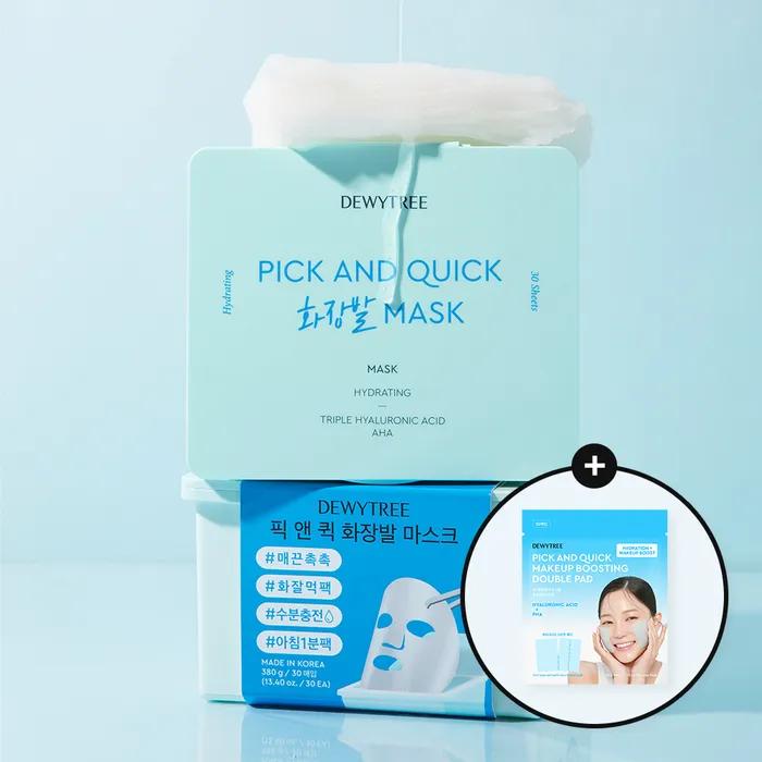 Pick & Quick Hwajangbal Mask Pack 30 Sheets + Double Pads 10 Sheets