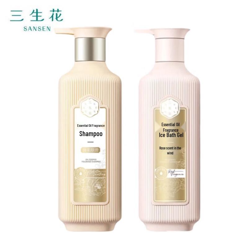 

Sansheng Flower Essential Oil Shampoo & Shower Gel Set 1000ml