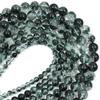 6 8 10 12mm Natural Stone Beads Green Ghost Crystal Round Loose Spacer Beads For Jewelry Making DIY Necklace Bracelets Supplies