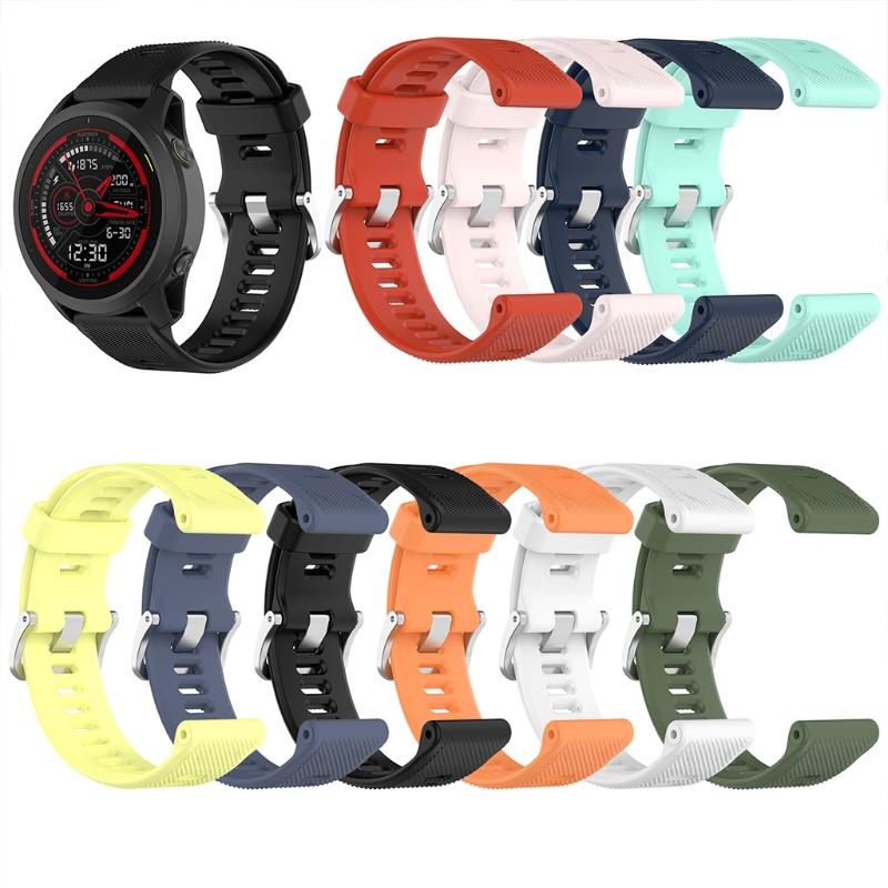 Suitable for Forerunner 745 for Smart Watch Adjustable Silicone Replacement Wristband Training Colourful Silicone