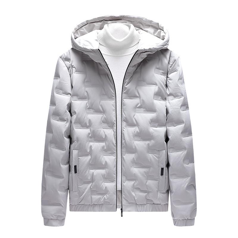 Winter Down Jacket Men's Thickened Jacket Korean Version Tooling Light and Short Men's Down Jacket