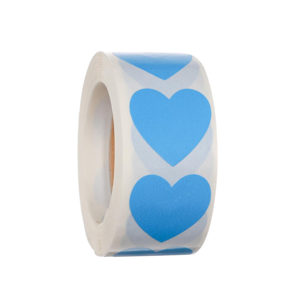 500 Pcs Package Label Gift Packaging Stationery Sticker Scrapbooking Love Heart Shaped Seal Labels