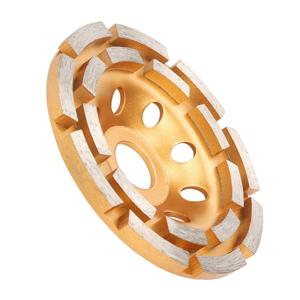 115125180mm Diamond Double Row Grinding Disc Brick Concrete Cut for Angle Grinder(115mm)