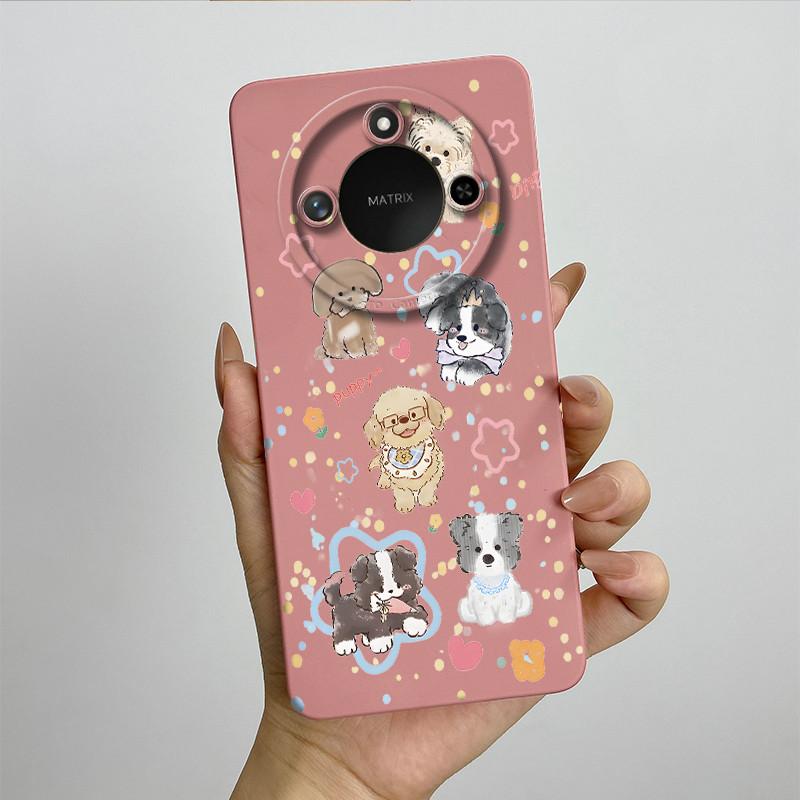 For Honor X9C Smart Phone Case X9cSmart Soft Silicone Funda Sweet Painted Fashion Cartoon Protective Capa Lovely Printing Cover