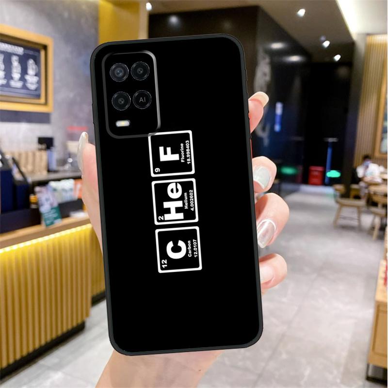 Cooking Chef Case For Oppo A74 A54 A94 A78 A98 A18 A60 A80 A40 A38 A58 A96 A76 A16 A15 A17 A57 A77 A5 Pro