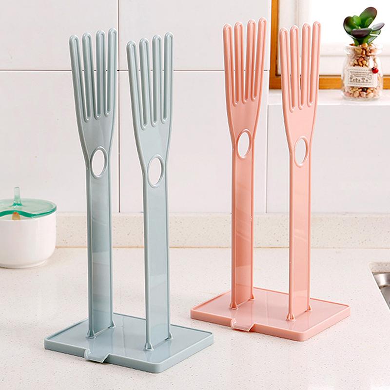 Kitchen Glove Stand Holder Rubber Glover Dryer Rack Kitchen Sink Accessories Towel Holder Practical Kitchen Storage Tools