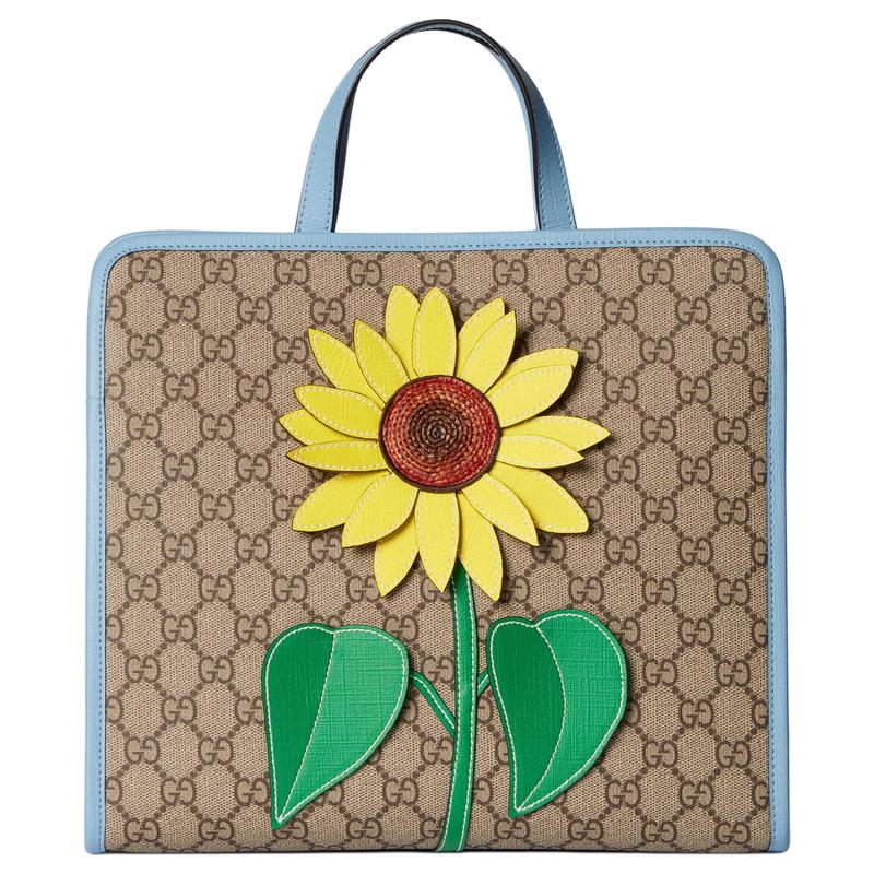 Gucci Cruise Sunflower Supreme Detail GG