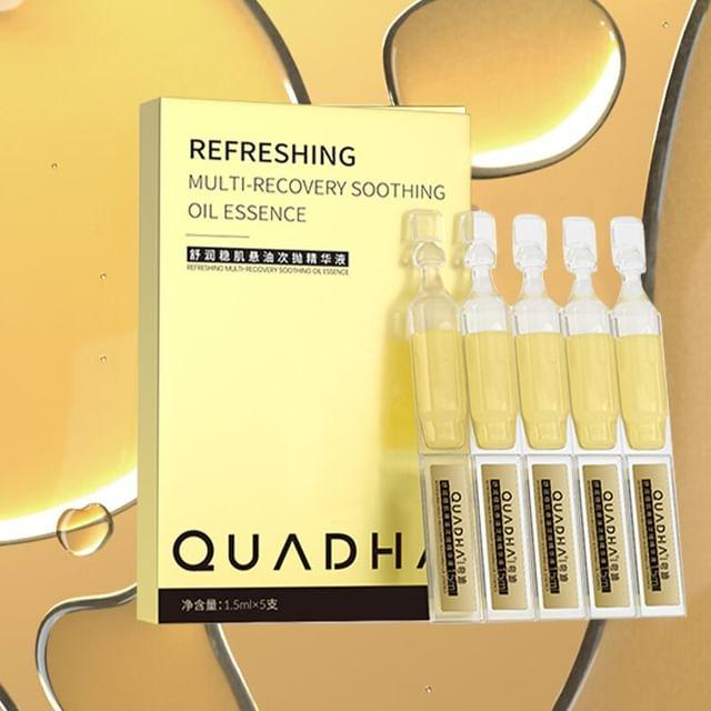 

QUADHA - Multi-Effect Repairing Single-Use Oil Essence (Travel Size) Set (1.5ml X 5pcs)