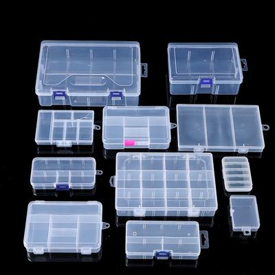 12 Styles Home Organization Plastic Jewelry Diamond Container Pill Storage Supply Storage Box Craft Bead Holder