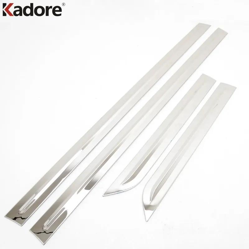 Side Door Body Trim For Volkswagen Vw Golf 7 MK7 2013 2014 2015 2016 2017 Steel Car Door Line Panel Streamer Strip Accessories