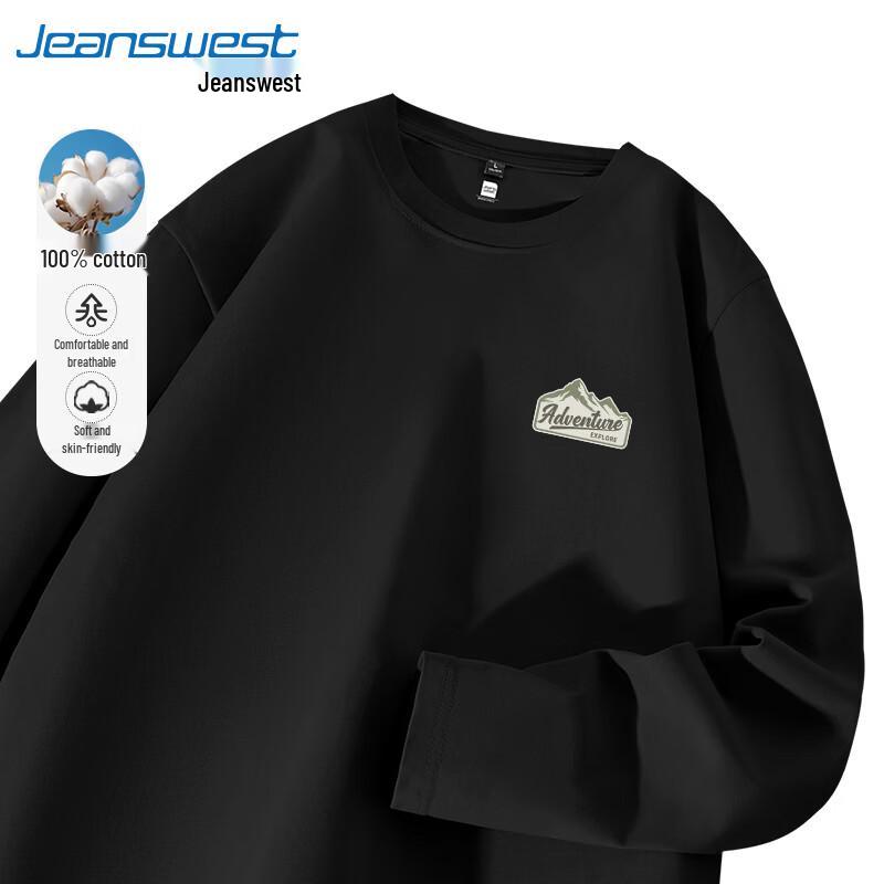 Jeanswest American Loose Fit Cotton Long Sleeve T-Shirt (2026 Spring)