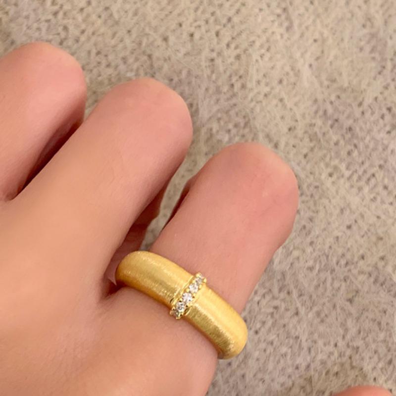 

Серебряное кольцо для женщин и девушек, ювелирные изделия, геометрия, выдолбленный дизайн, перекрывающий друг друга, модный нишевый дизайн в минималистском стиле