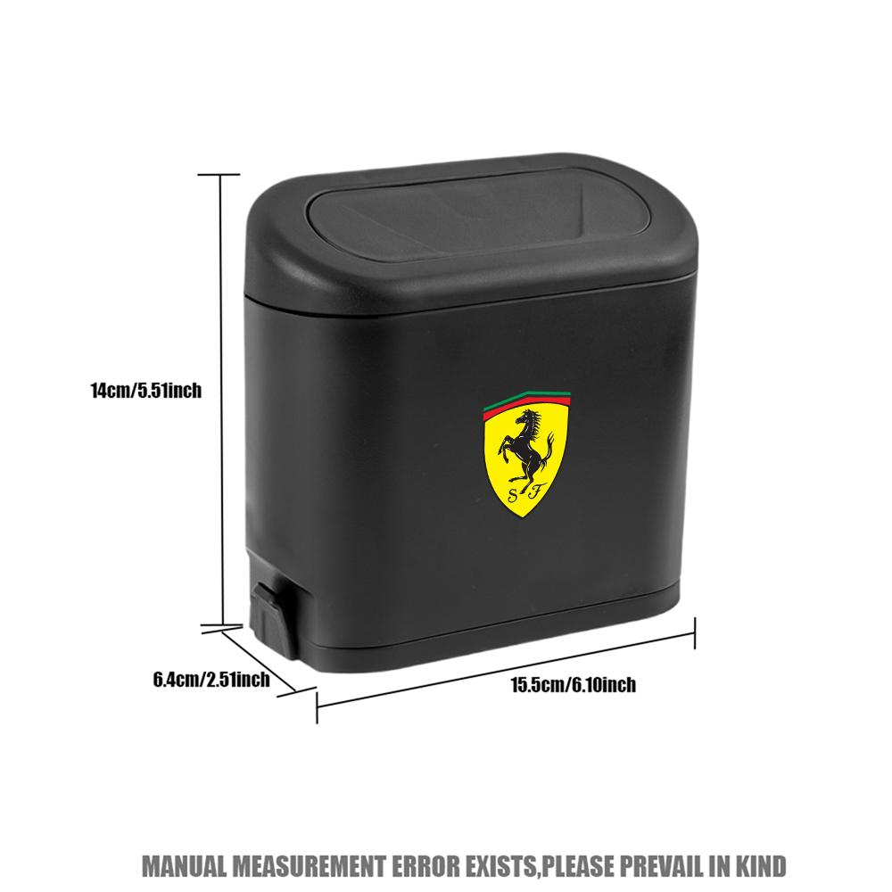 1Pcs Car Trash Can Side Door Hanging Trash Bin Storage Box Car Valve For Ferrari 308 GT4 328 GTB GTS F355 360 Modena F430 488 F8 NBA1