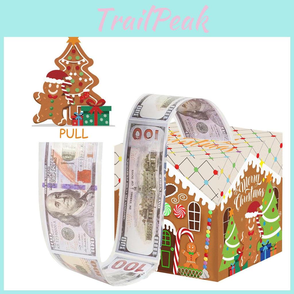 Holiday Gingerbread Man Money Storage Box With Christmas Party Atmosphere