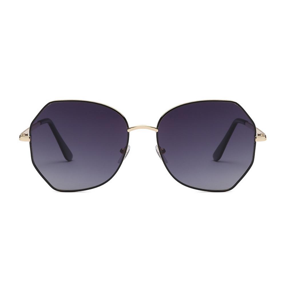 Sunglasses Female Korean Version Tide Shading Polarized Ins Sunglasses Fashion Polygonal Large Frame High Definition UV Protection Glasses