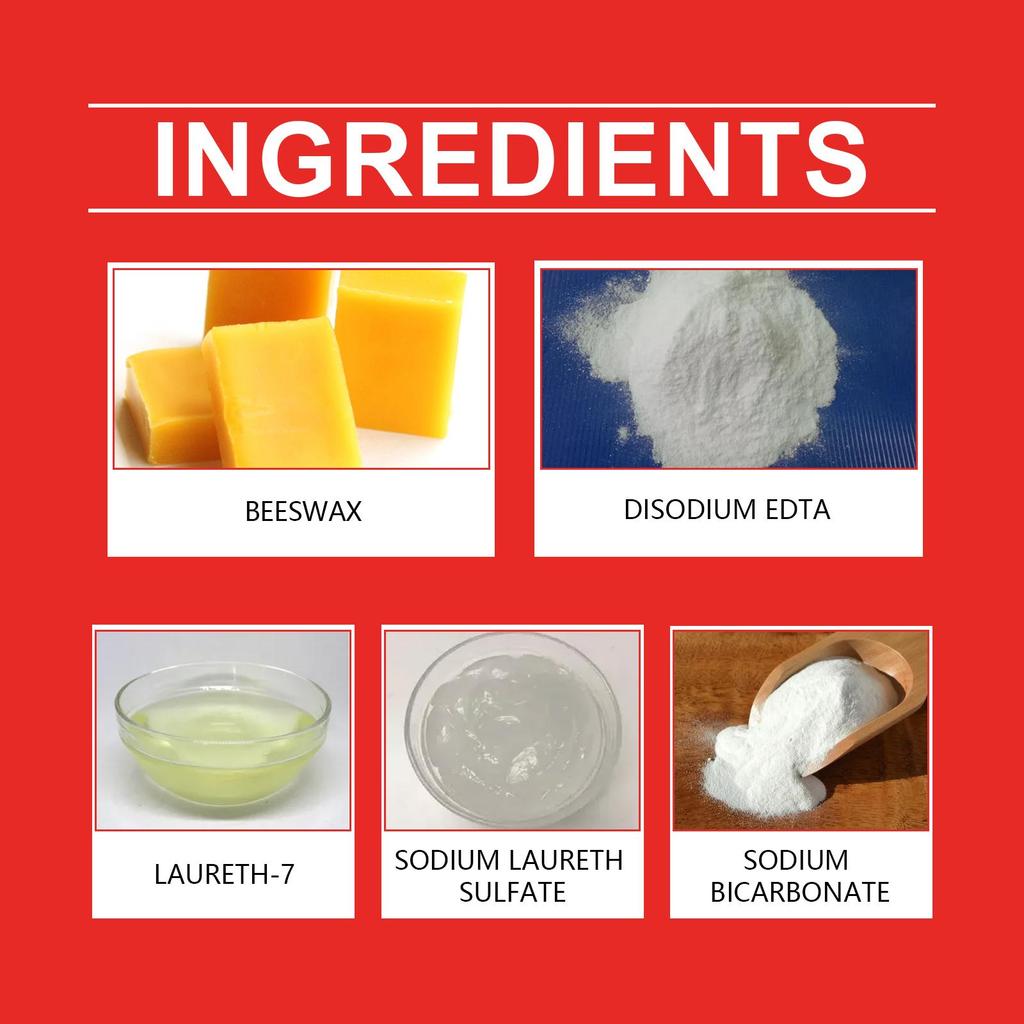 RAYHONG Leather Revitalizing Cream 100g Deep Cleansing, Stain Resistance Suitable for Multiple Scenarios Free Sponge Included