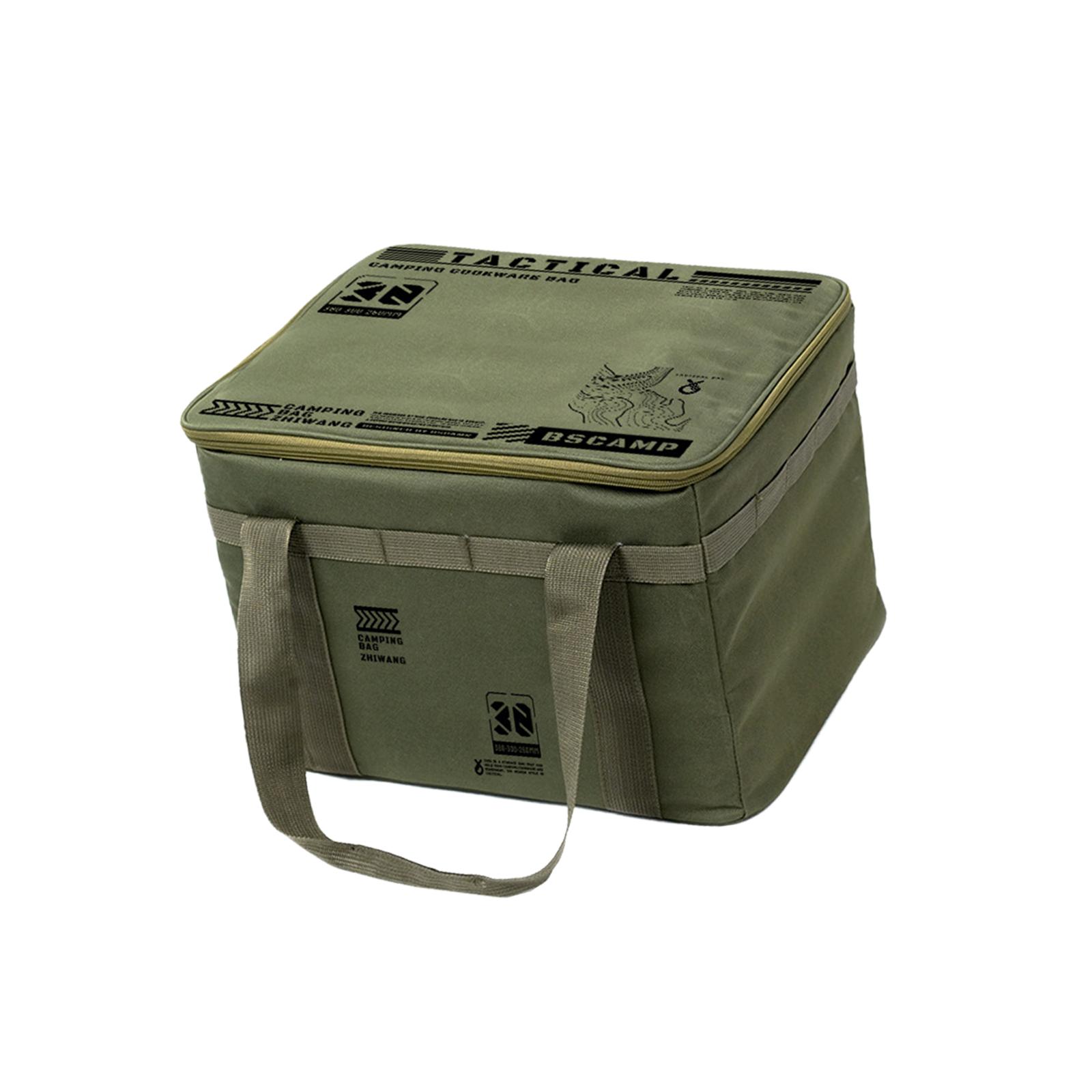 Camping Storage Bag Multifunctional Folding Organizer for Outdoor BBQ Picnic