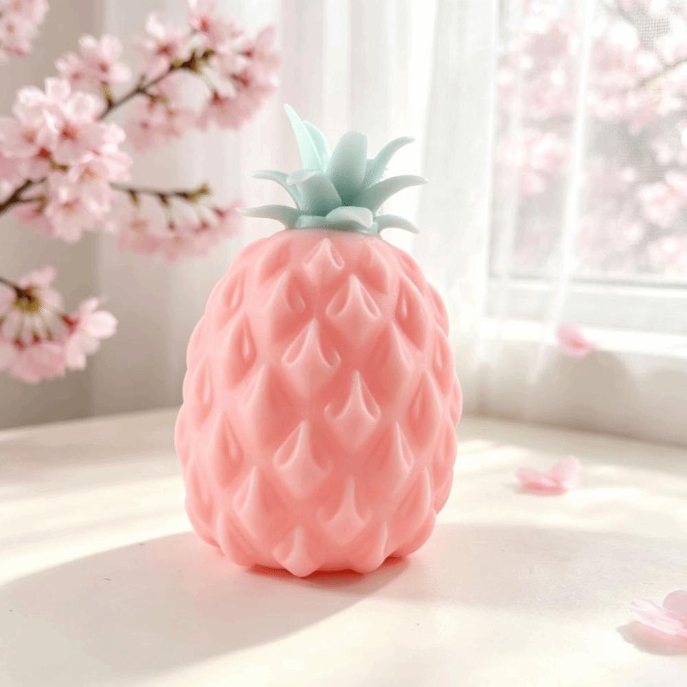 Soft Simulation Pineapple Squishy Toy Simulation Fruit Reduce Pressure Ball Reduce Anxiety