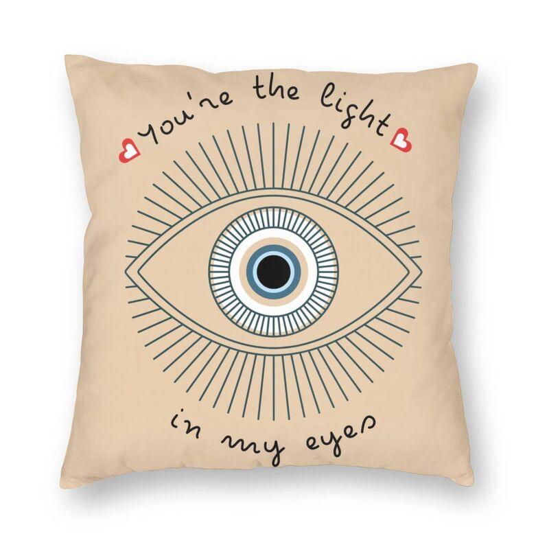 Bedroom Living Room Evil Eye Black Art Cushion Cover Mystery Spirit Pillowcase Sofa Car Pillowcase Home Decor