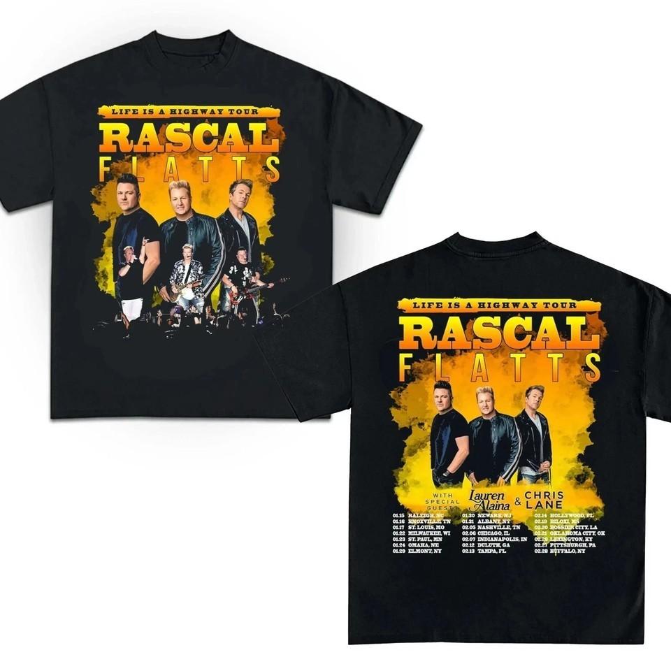 Rascal Flatts 2026 Tour Rascal Flatts Band Tee Unisex T-Shirt S