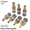 1Pcs New 6-19mm 1/2" Hose Filter Brass Strainer Sprayer Pump Filtering Net Stainless Steel Garden Irrigation Mesh Filter