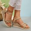 Trend Women Sandals 2026 New Summer Outdoor Beach Sandals Comfortable Shallow Wedges Shoes for Women Designer Casual Sandals