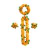 Hawaiian Leis Party Decorations, Hawaiian Flower Necklace Flowers Bracelets Headband, for Tropical Hawaiian Party Theme Beach Party