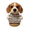 Emotional Support Puppy Statue Positive Dog Ornament Puppy Figurine