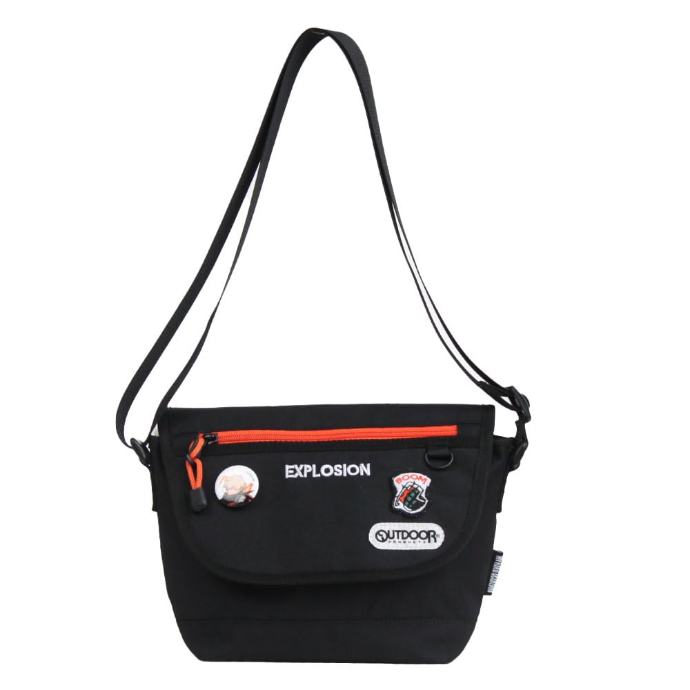 Hero Academia x OUTDOOR Flap Shoulder Bag with Can Badge ODHA02 Orange [My PRODUCTS] оранжевый