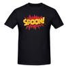 SPOON! Comic Book Style Black T-Shirt