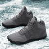 Winter Men's Casual Shoes Warm Men Snow Boots with Fleece Non-slip Waterproof Male Boots 2024 New Couple Boots Botas Para Hombre
