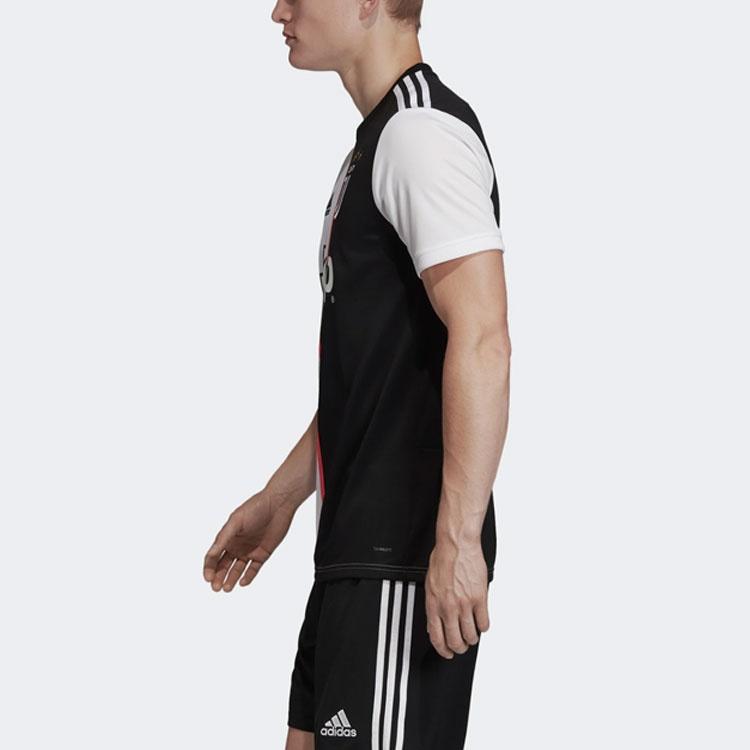 adidas Juve H Jsy Juventus Home Sports Soccer/Football tournament Jersey Short Sleeve Colorblock Men's DW5455