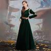 Brave cartoon movie character cosplay costume, Princess Merida court dress Halloween stage play costume