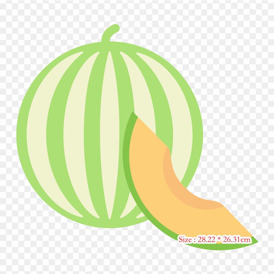 Fruit Embroidery Natal Bordados Iron on Heat Transfer Printing Vinyl Patches Sticker for Clothes DIY Appliques Washable Patches