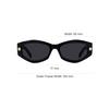 Givenchy Logo Design Acetate Irregular Shape Sunglasses Men Sunglasses Black GV40062I-01A