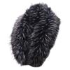 Women's Furry Plush Collar Trim for Hood Replacement Shawl Large Scarf Wrap Stoles Winter Neck Warmer Coat Accessory