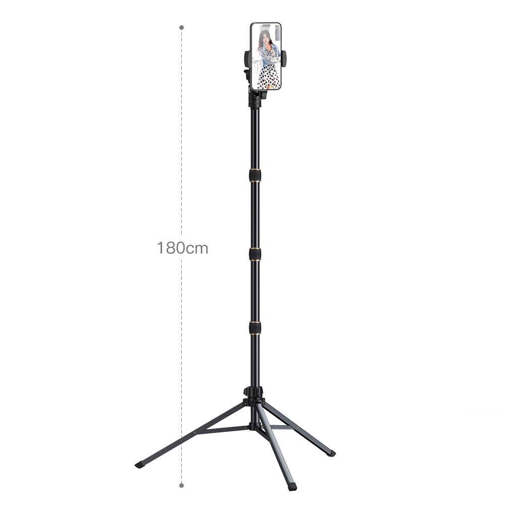 Jopree B18 New Arrivals Professional Aluminium Alloy Cell Phone Live Streaming Stand Smart Phone Tripod Floor Stand