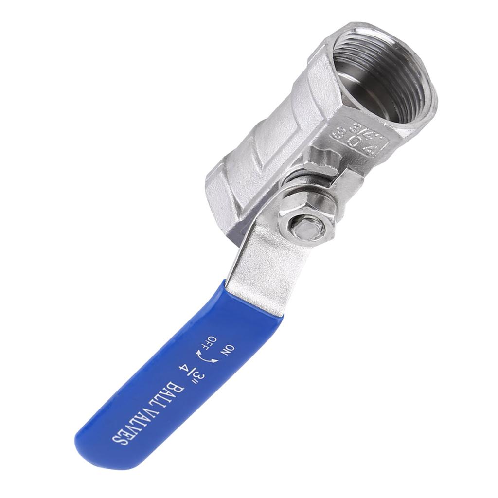 Rustfritt stål 304 sanitær innvendig gjengetankrørkuleventil (34" BSP)