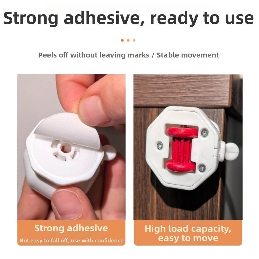 4 יחידות גלגלים אוניברסליים עמידים בפני שחיקה, גלגלי גלגלת דביקים עצמית, גלגלי גלגלת מסתובבים נושאי עומס, גלגלת שקטה עם בלם, גלגל מסתובב