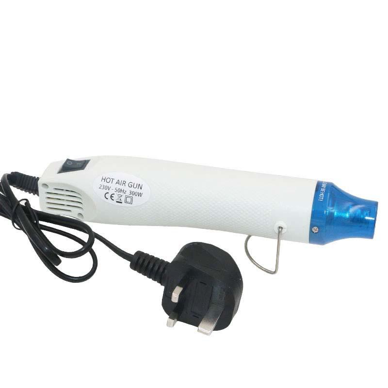 Heißluftpistole für DIY-Bastelarbeiten: Heißschrumpf, Polymer Clay, Gummi-Stempel & Embossing-Pulver – Kompatibel mit Haartrocknern.